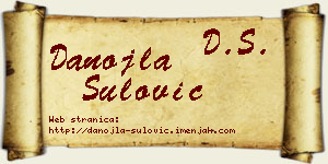 Danojla Šulović vizit kartica